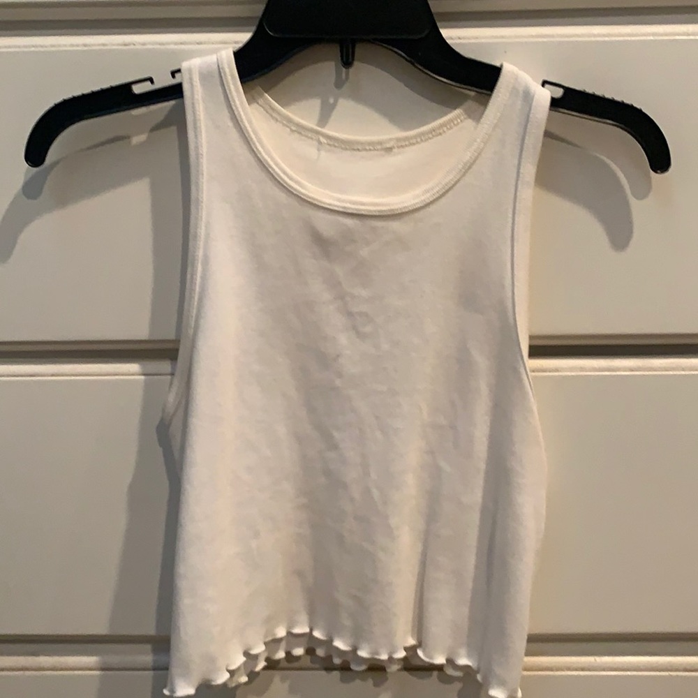 White tank top